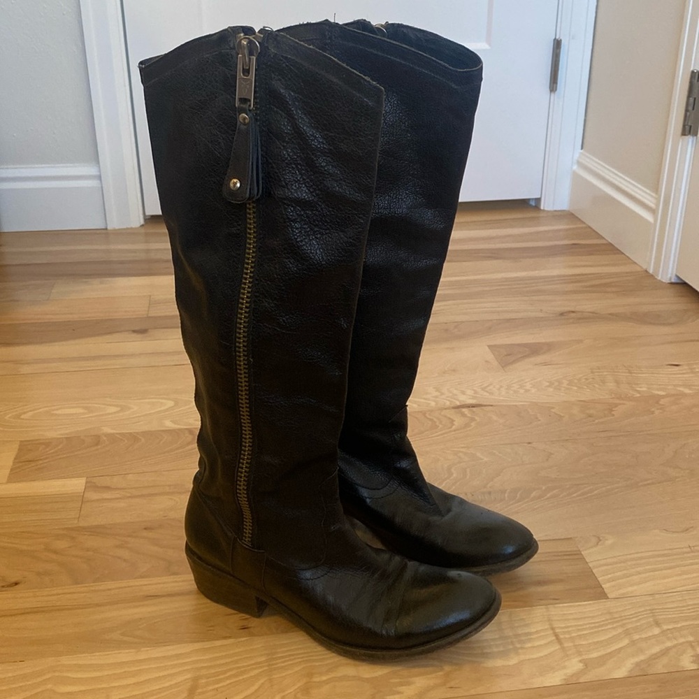 Frye zip boots